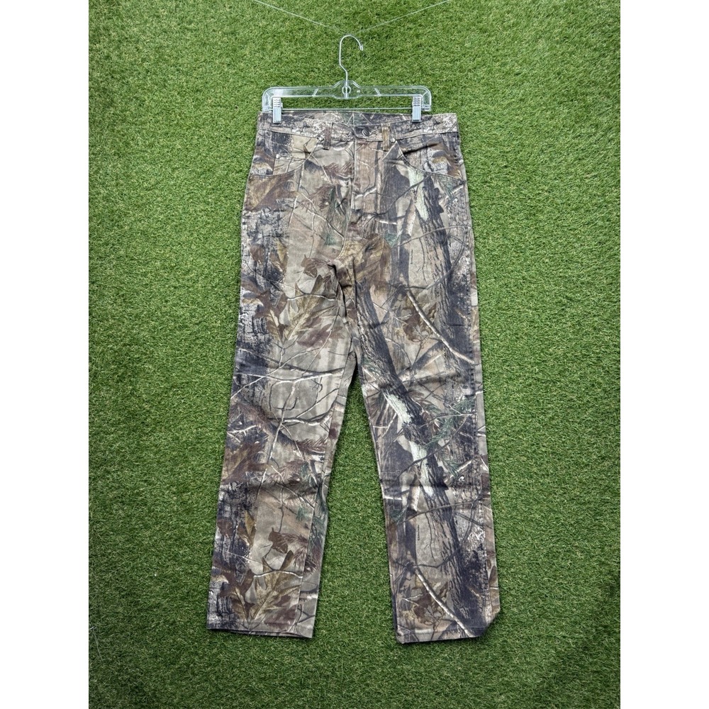 Wrangler Pro Gear Camo Pants Mens 33x32 Realtree Outdoor Gorpcore Hunting Work